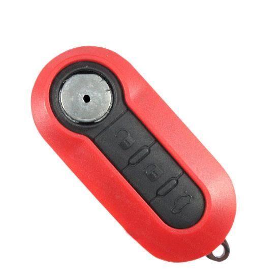 Plip Key Shell Compatible FIAT 500 Red