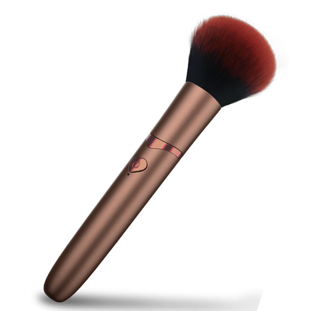 Makeup Brush Vibrator Sex Toys for Woman Powerful Vibrating Vagina Nipple Orgasm Stimulator USB Charging AV Stick Massager