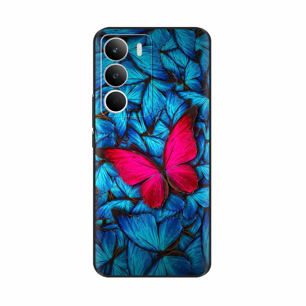 Für Realme C71 Hülle Niedliche Blumen Bemalte Abdeckung Weiche Silikon Handyhülle Für Realme C71 C 71 RealmeC71 4G Rückseite Hülle Coque Capa