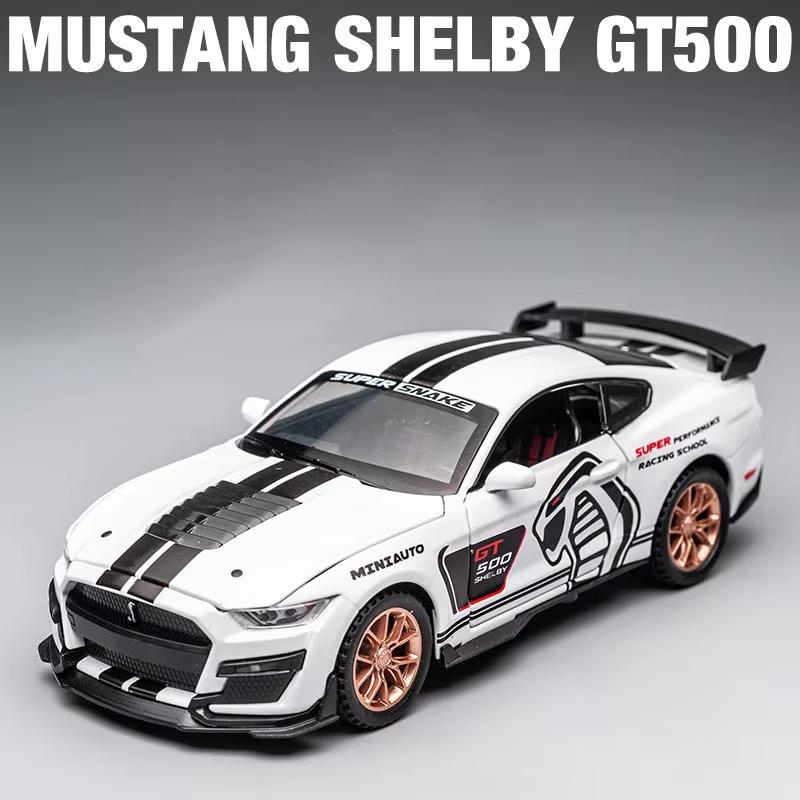 

Новый 1:32 Ford Mustang Shelby GT500 Alloy Muscle Car Модель Звук и Свет Инерционный Детская Игрушка Коллекционные Подарок На День Рождения белый