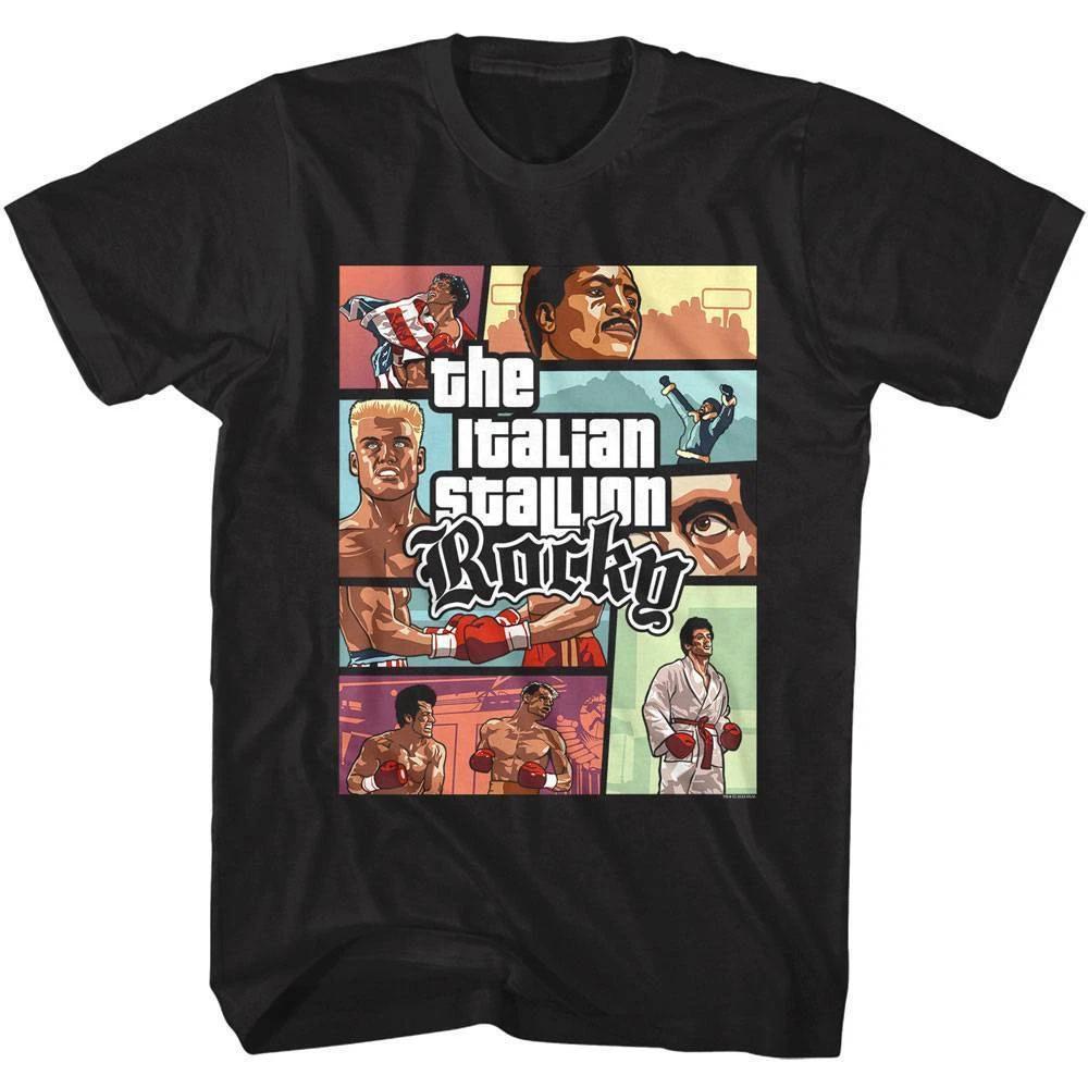 

Rocky GTA Parody Game Men s T Shirt L