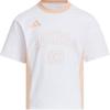 Climacool T Shirt White/Pink Coral Powder Children Aged 3 7 Years Old KC1544