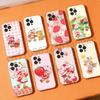 S-Strawberries-S-Shortcakes Cute Phone Case For iPhone17 16 15 14 13 12 11 Pro Xs Max Mini Plus Antislip Shockproof Hard