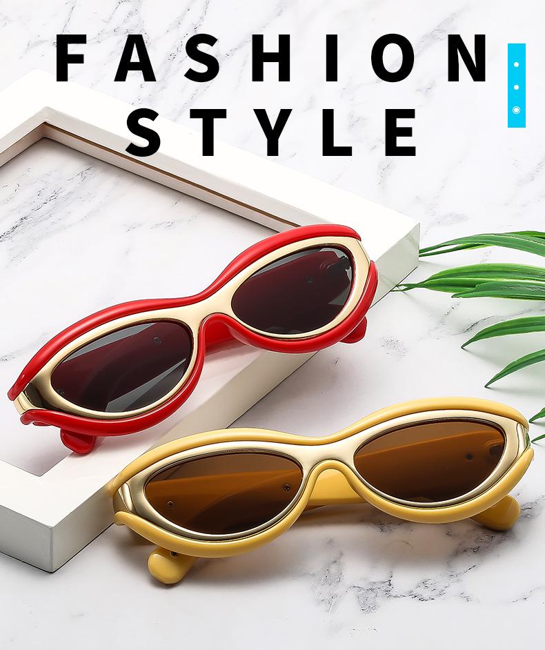 2024 High-End Tortoiseshell Cat-Eye Sunglasses for Women - Small Frame with UV Protection and Gradient Lenses