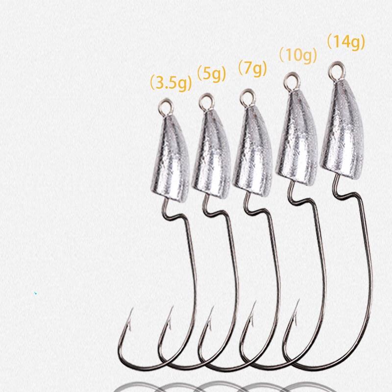 IOSN Anti-Snag Bullet Crank Fishing Hooks