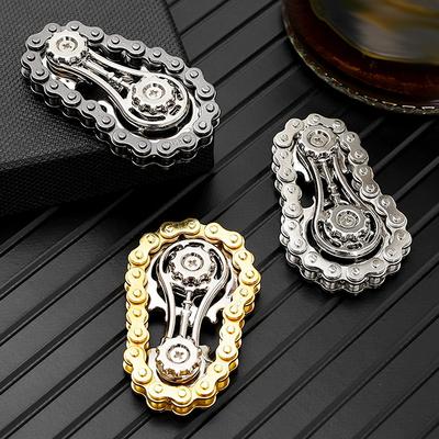 Sprockets Flywheel Fingertip Gyro Fidget Spinner Antistress Anxiety Metal Bike Chains Edc Spinner Fidget Toys For Adult Kids