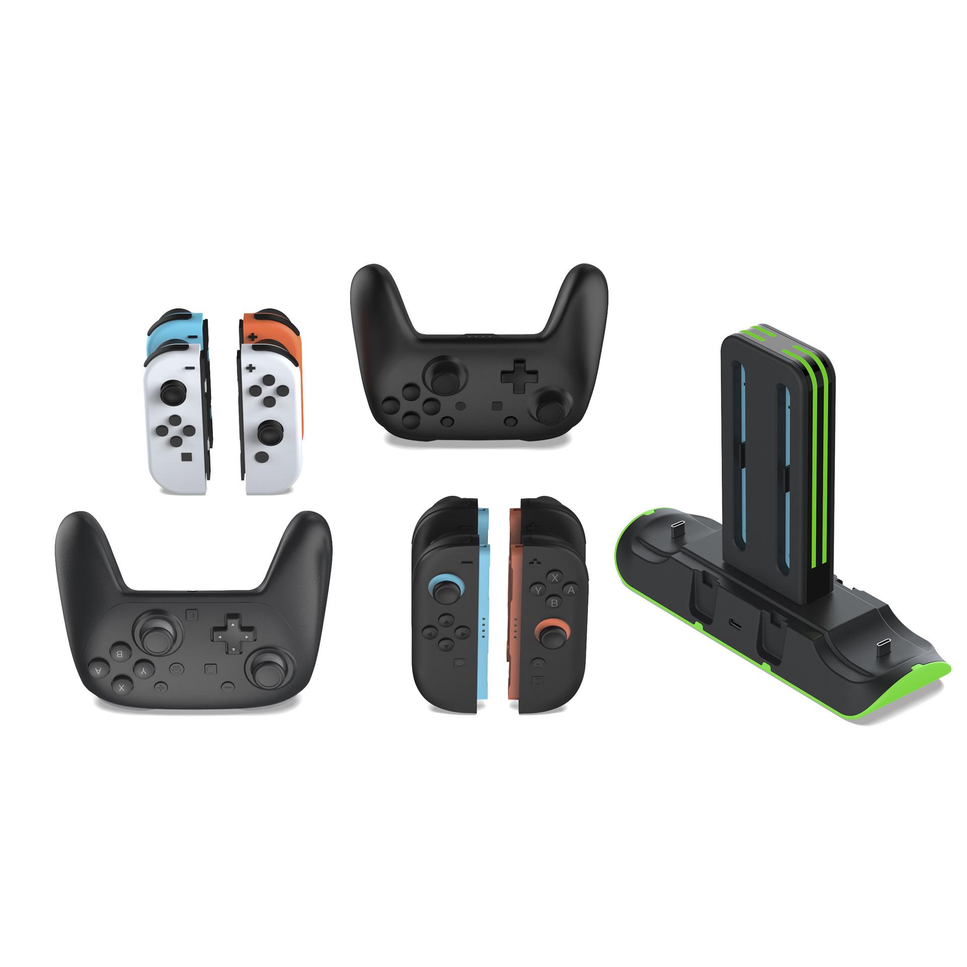 

Universal NS/NS2 Controller Charging Dock with RGB Light and Touch Button for N-S/OLED Controllers 21*61*16 cm