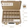 JEJ Astage Parts Stocker Danbo Case with 12 Dividers, Made In Japan, Small Item Storage Case PS400 [40.5cm W X 29cm D X 7.8cm H]
