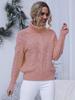 European & American Style Solid Color Cable Knit Turtleneck Sweater - Versatile Autumn/Winter Pullover