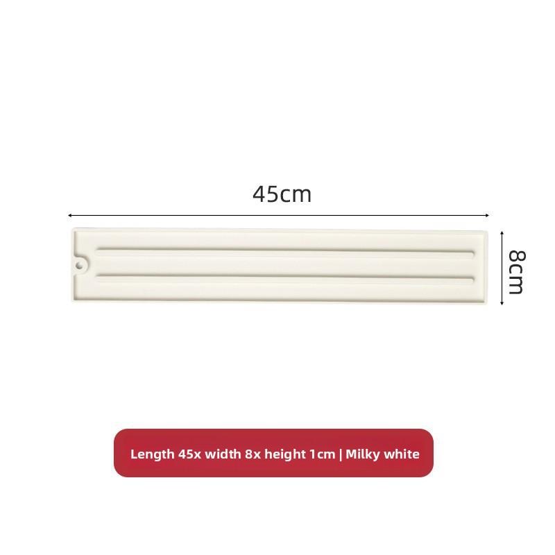 

Kitchen Non-Slip Countertop-Style High-Temperature Resistant Multi-Functional No-Drilling Pot Lid Mat бежевый