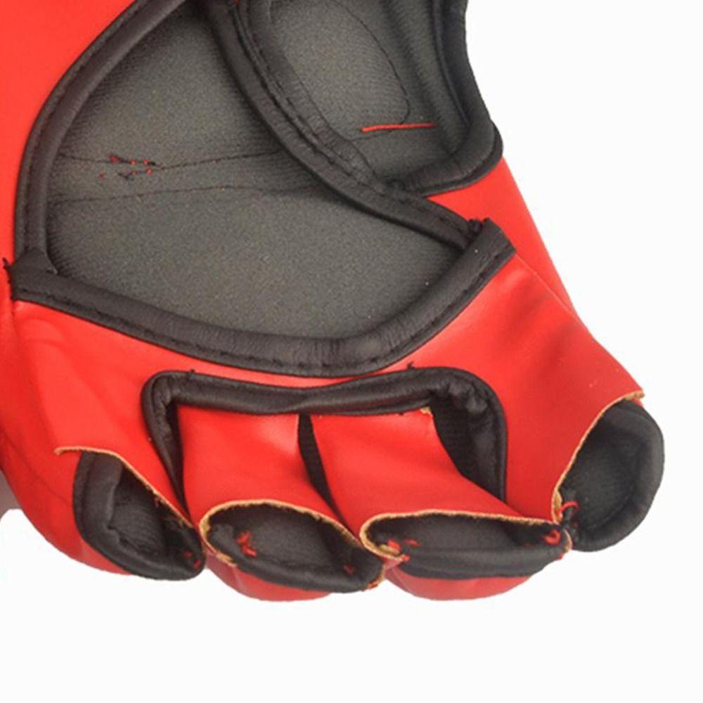 1Pair Half Finger Training Gloves Kickboxing Gloves for Adult Sanda Boxing UFC Training