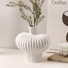 1Pc Water Cultivation Imitation Ceramic Plastic Vase Home Living Room Plastic Chic Vase, Modern Minimalist Desktop Decor