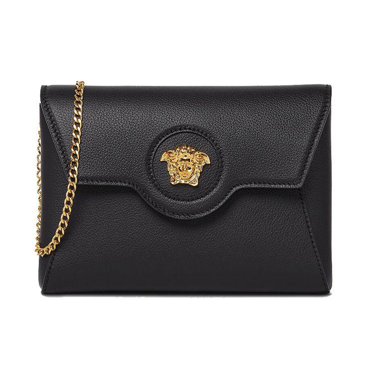 

Versace Classic Envelope Style Exquisite Calfskin Shoulder Bag Women Shoulder Bag Black 1003018-DVIT2T-1B00V Basic Set (Bag+Dust Bag)