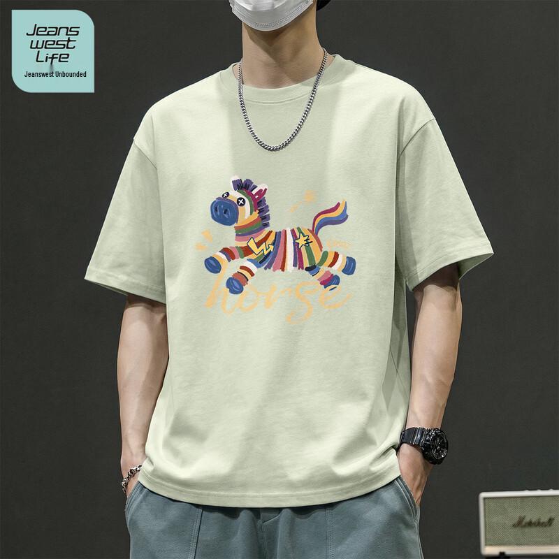 JEANSWEST LIFE Men s Relaxed Fit Cotton Graphic T-Shirt 3XL