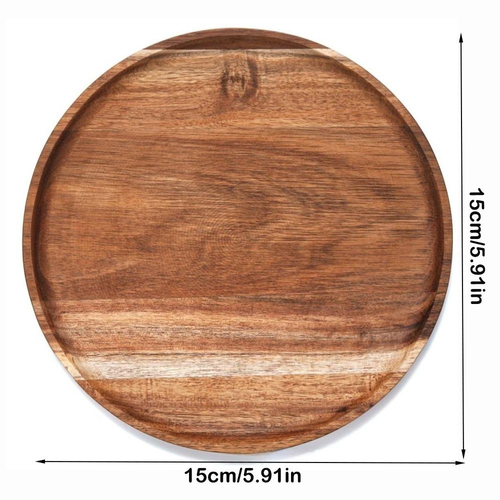 Drewniana taca do serwowania Duża drewniana patera Taca dekoracyjna Taca na herbatę i jedzenie