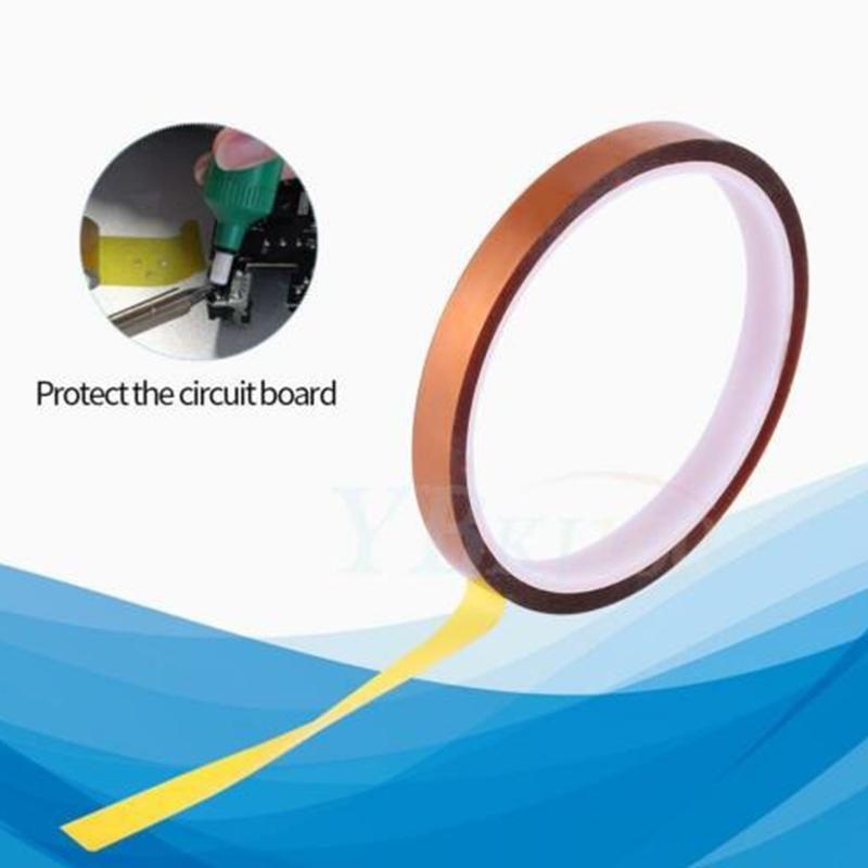 High Temperature Heat BGA Tape Thermal Insulation Antistatic Polyimide Adhesive Tape 33M(Brown)