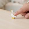 3Pcs Goose Wood Table Sign, Nordic Style Minimalist Solid Wood Decorative Ducks Set, Tabletop Centerpieces for Home Office Kids Room Shelf Decor