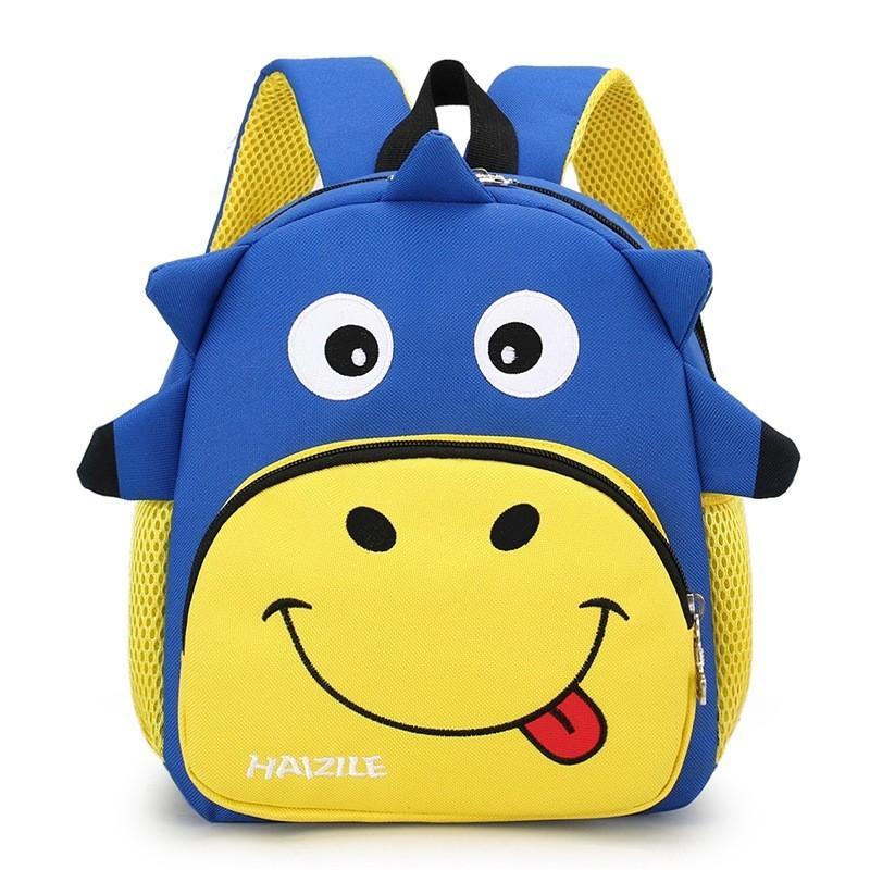 Cute Cartoon Nylon Kids Backpack For Ages 3-7 Breathable And Durable Design