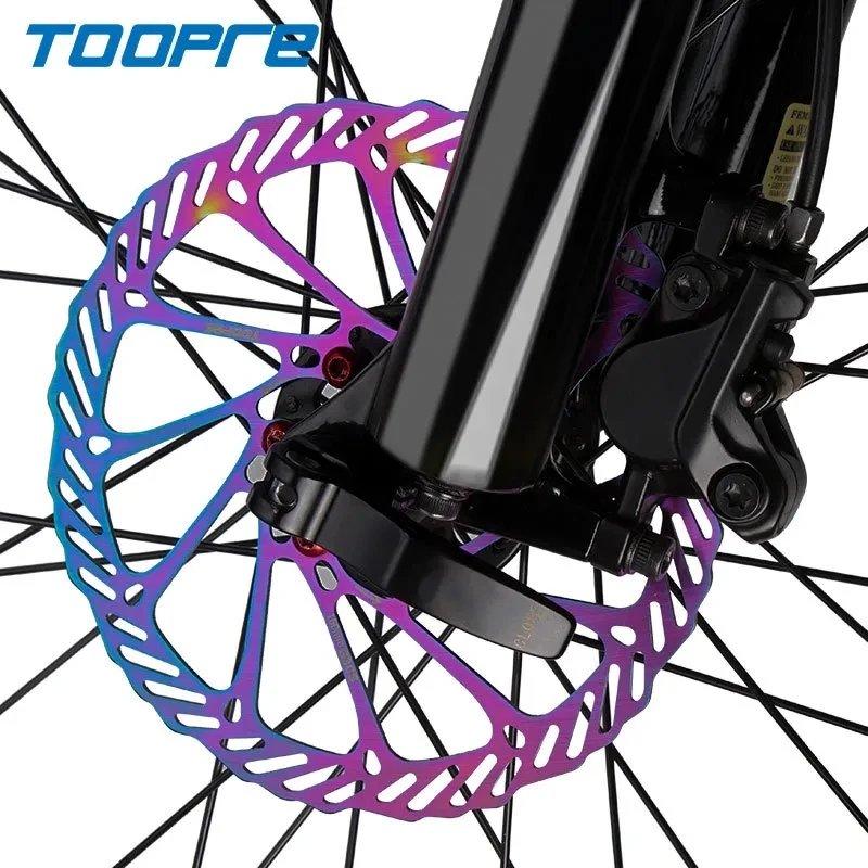 Bicycle brake disc 160mm 12 spoke rainbow bolts