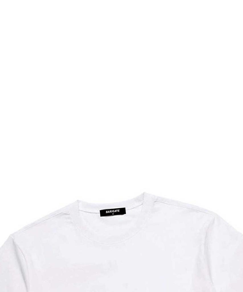 Baligeiteu B-Gate Small Logo Oversized Short Sleeve T-Shirt (Bs023) White/Blue