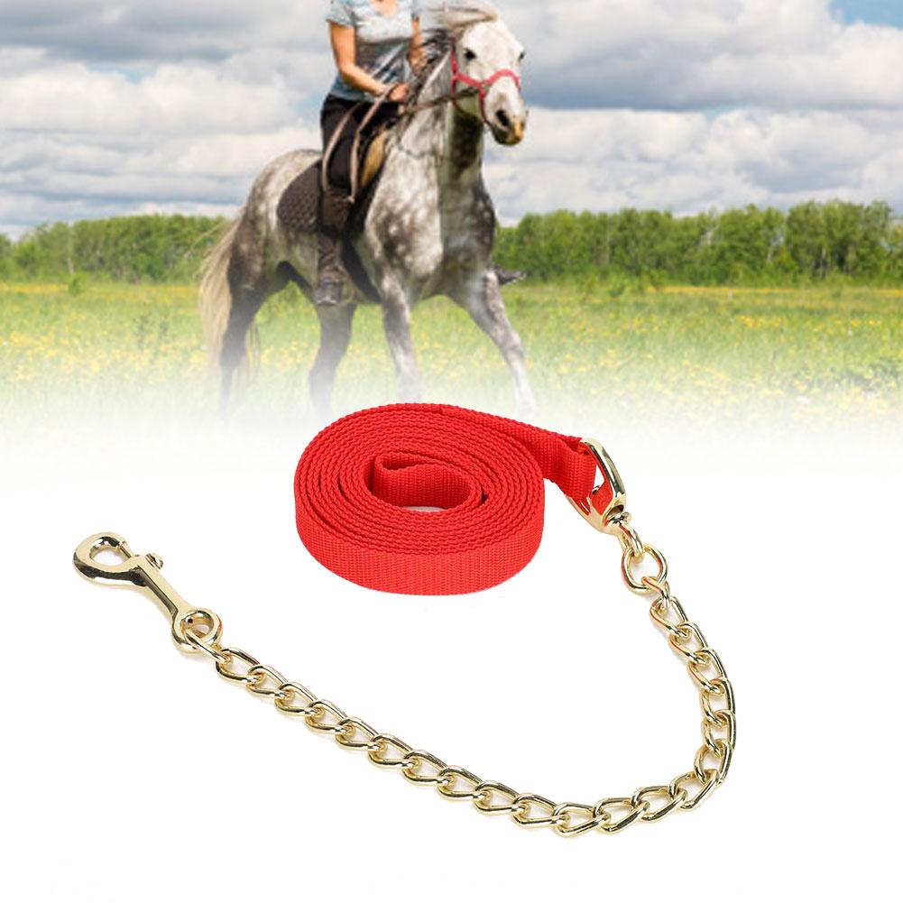 Portable Livestock Horse Headstall Halter Traction Rope Holding Ropes Accessory with Hook
