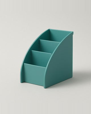 Practical Anti-slip Large Capacity Stable Cosmetic Sundries Desktop Holder for School Pen