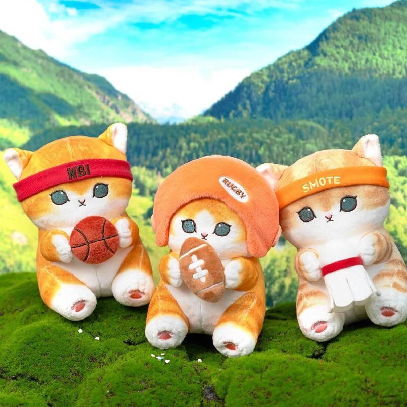 Adorable Mofusand Cat Funsandy Shark Plush Toy For Kids Soft Cartoon Cuddly Doll