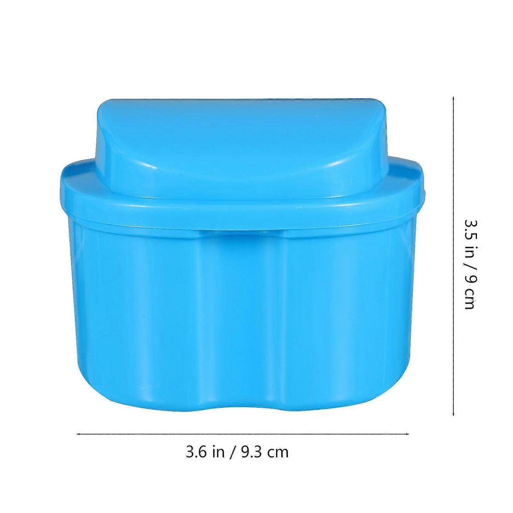 Fake Storage Box Denture Case for Cleaning and Storage 3Pcs Set