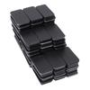 60pcs Small Tin Box Slide Top Rectangular Tin Containers for Candies Jewelry Crafts Lip Balm Storage Black