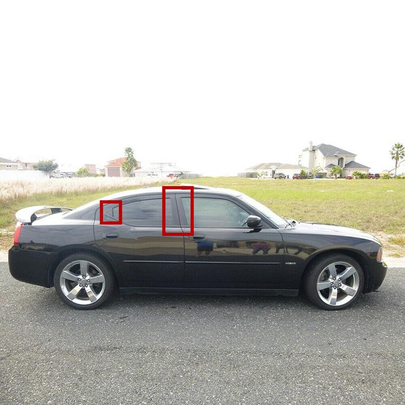 

6 шт., оконные стойки, наклейки на обшивку двери, чехол для Dodge Charger 2006 2007 2008 2009 2010, авто экстерьер
