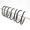 12Pcs Bathroom Shower Curtain Rings Rust Proof Tightly Closed Anti-Drop Smooth Gliding Curtain Hooks Bathroom Accessories