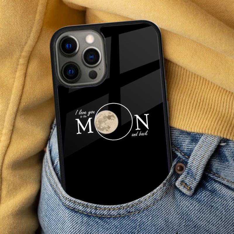 I Love You To The Moon And Back Soft Phone Case for iPhone 17 Air 16e Pro max 15 Pro 13 14 Plus 11 12 MagSafe Magnetic Coque