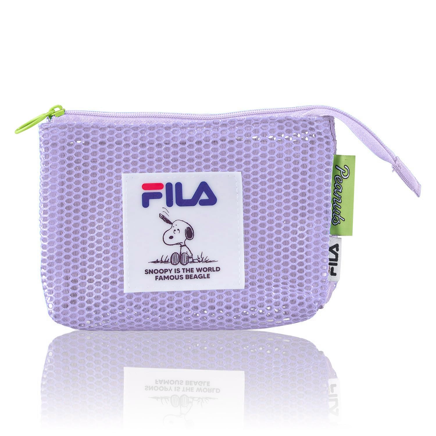 

Fila Cute Snoopy Collaboration Mesh Small Item Makeup Cosmetic Mini Ocean Lavender Women s Pouch, Storage, Pouch, Pouch, Pouch, Bag, fp5030,