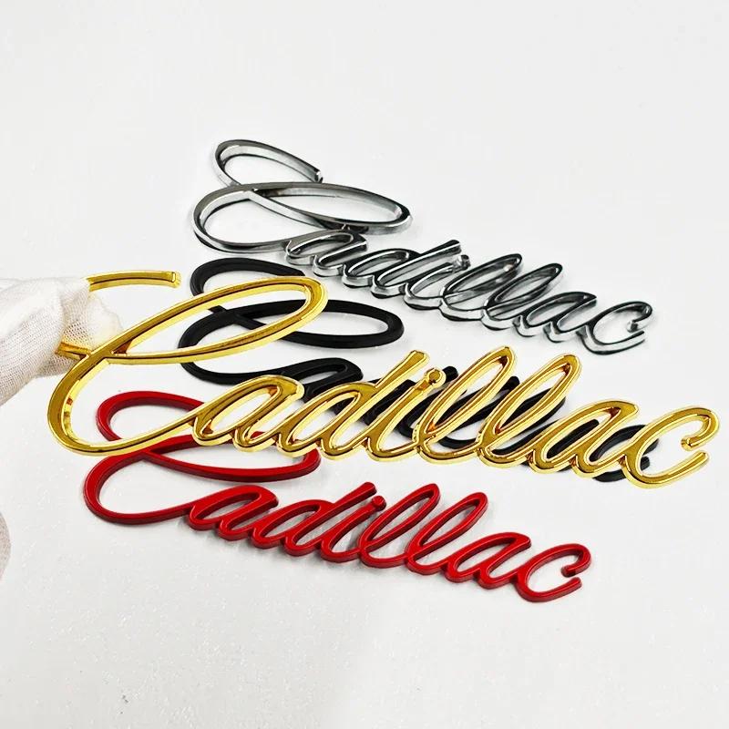 Metallbuchstaben Auto Heckaufkleber Kotflügel Seite Kofferraum Abzeichen Für Cadillac ATS BLS CTS EXT SLR SRX STS XT4 XTS XT6 Escalade Deville CT5