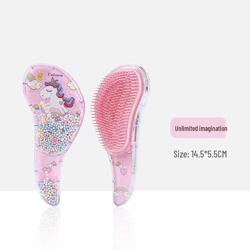 

Прозрачная расческа для массажа с рисунком «антиузлы» для детей High Transparency Massage Comb