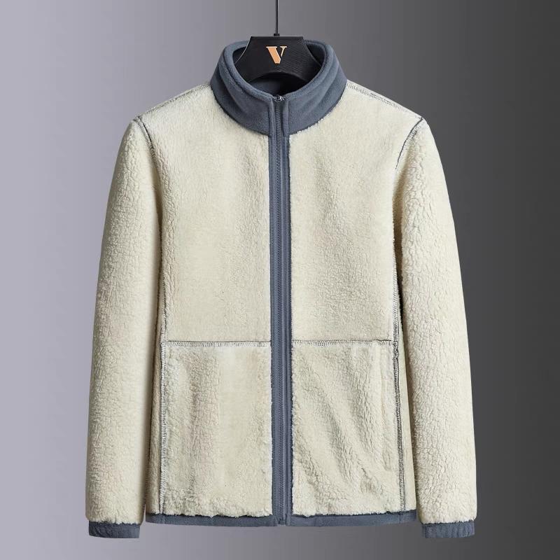Plus Oversized Thick Winter Autumn Velvet Mens Sports Sweatshirts Thermals Clothes Fleece Jacket Windbreaker Warm Coat For Men Ourdoor
