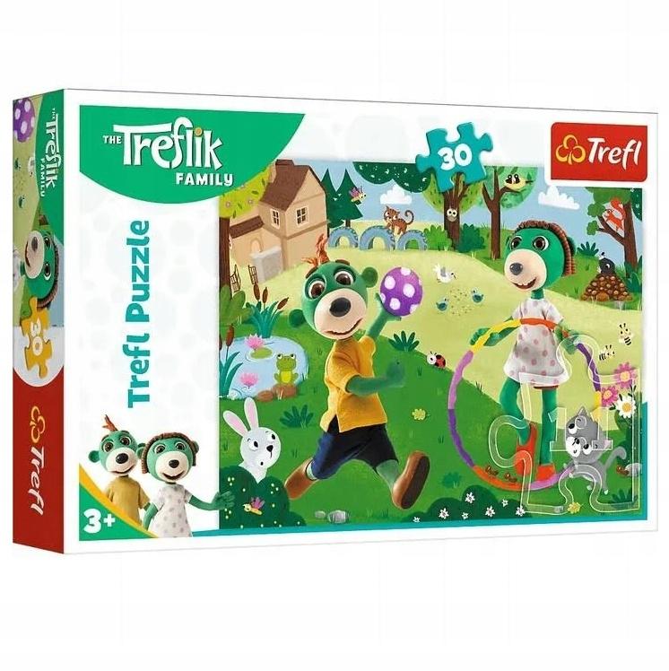 Puzzle 30 Aktywny Dzień Rodzina Treflików 18287