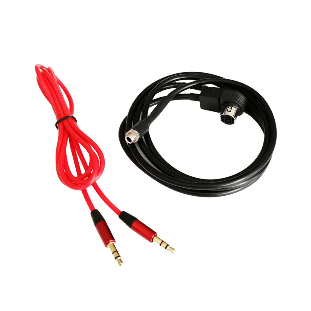 Car 3.5mm Aux Audio Adapter Cable for JVC Alpine CD KS-U58 PD100 U57 U29