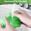 3Pcs Windshield Cleaning Wand Auto Window Cleaner Long Handle Easy To Use Portable Windshield Cleaning Tool with Reusable Cloth Pads