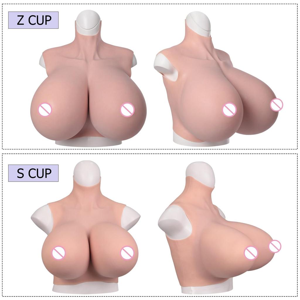 Silicone Bust S Z Cup Silicone Breasts Big Breasts Cosplay Crossdressing Silicone Suit Artificial Breasts Fake Breasts Disguise Costume Cotton