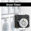 Precise Dryer Timer with Plastic Metal Construction Laundry Timing Part for Accurate Laundry Drying Control