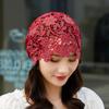 Single Layer Knit Beanies Dual-use Weave Cap Retro Crochet Hollow Knitted Hat  Ladies