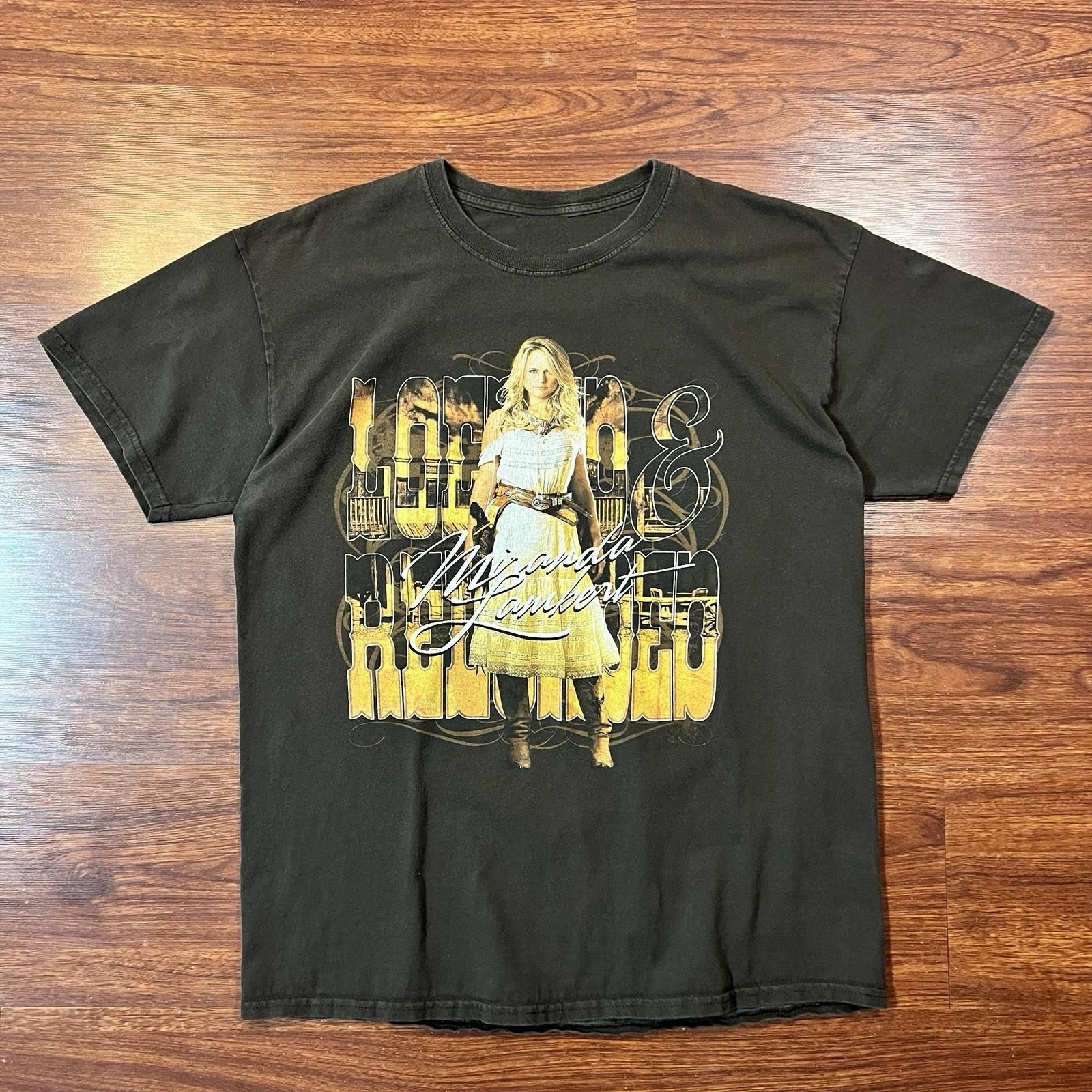 Miranda Lambert Locked & Reloaded Tour 2013 Graphic Multicolor Unisex T Shirt M