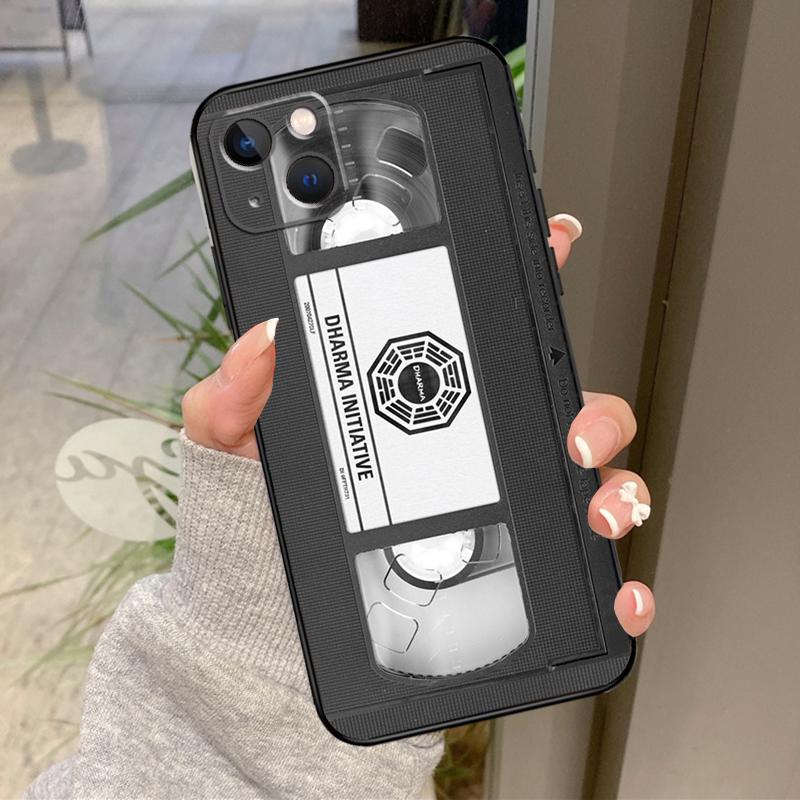 

Retro VHS Tape Case For iPhone 17 Pro Max 15 14 13 12 11 16 Pro Max Plus 12 13 Mini 16e 17 Air Back Cover iPhone 12 mini