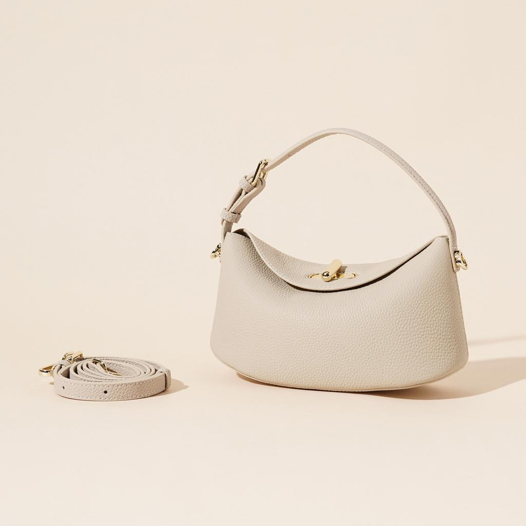 New Style Hundreds Of Matching Bags 2025 Real Leather Fashion Cowhide Simple Single Shoulder Crossbody Bag High-end Handbag