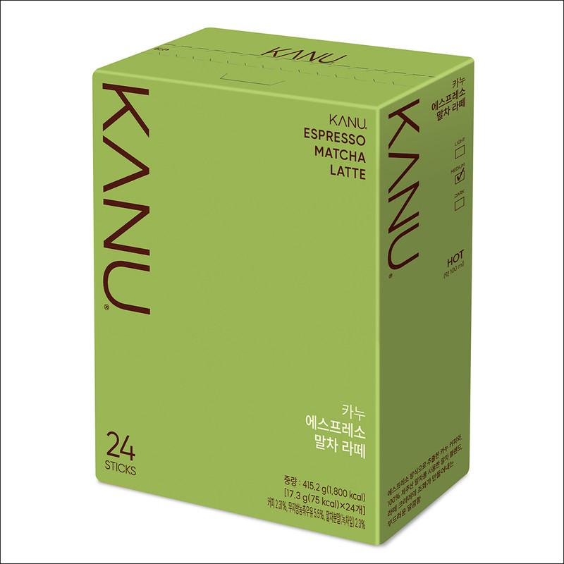 

KANU Эспрессо Матча Латте Кофе Микс 24 стика 1pack (24 Sticks)