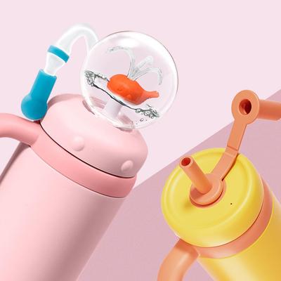 40oz Straw Double-Layer Insulated Cup Stainless Steel Portable Water Cup Vacuum Thermal Insulated Mug for Cold Hot Beverages