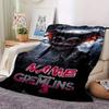 Gremlins Movie Poster Dark Sky Red Eyes Four Seasons Blanket Customized With Your Name Lightweight And Warm Perfect Gift For Home Office Camping Sofa