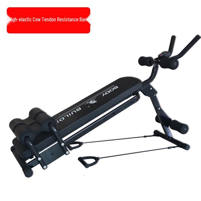 Supine Abdominal Trainer: Lazy Person's Home Fitness Machine for Slim Waist and Reduced Belly.
