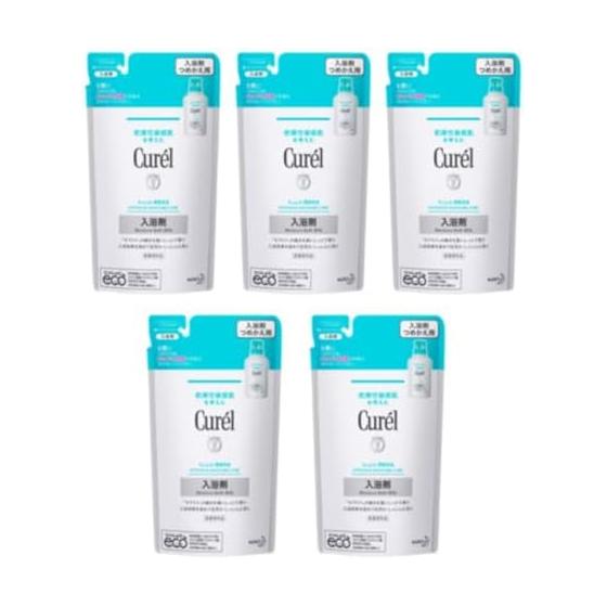 [Kao] Curel bath salts refill 360ml x 5 pieces set